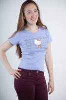 Футболка Hello Kitty голубая Футболка Hello Kitty голубая