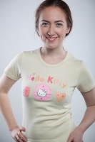 Футболка Hello Kitty бежевая Футболка Hello Kitty бежевая